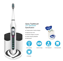 Load image into Gallery viewer, Yasi Compact FL-A12 Sonic Toothbrush with UV sanitizer stand