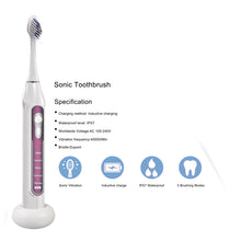 Load image into Gallery viewer, Yasi Active FL-A11 Sonic Toothbrush with single stand
